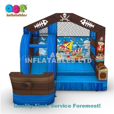 Pirate Bounce House s toboganom
